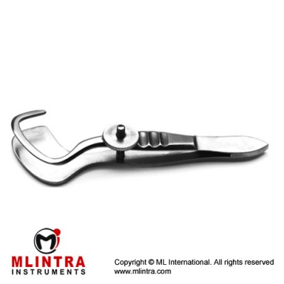 Desmarres Entropian Forcep Left Stainless Steel, 10 cm - 4" Desmarres Entropian Forcep Left Stainless Steel, 10 cm - 4"